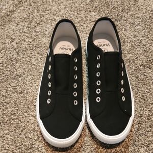 Hurley Black Slip-On Women's Sneakers